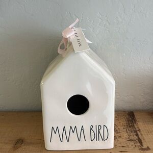 ☘️ SALE Rae Dunn White 'Mama Bird' Birdhouse from the Artisan Collection